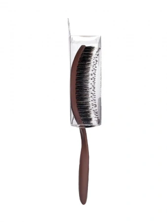 Расческа массажная для волос с натуральной щетиной, Коричневая Solomeya Hair Brush with natural boar bristle, Brown, 1 шт